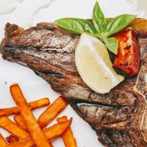 T-bone de novilho