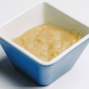 Puré de maçã cozida (130ml)
