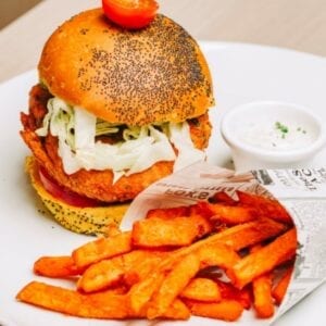 Hamburger de Atum fresco