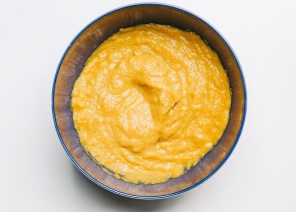 Puré de cenoura, batata doce, curgete  (130ml)
